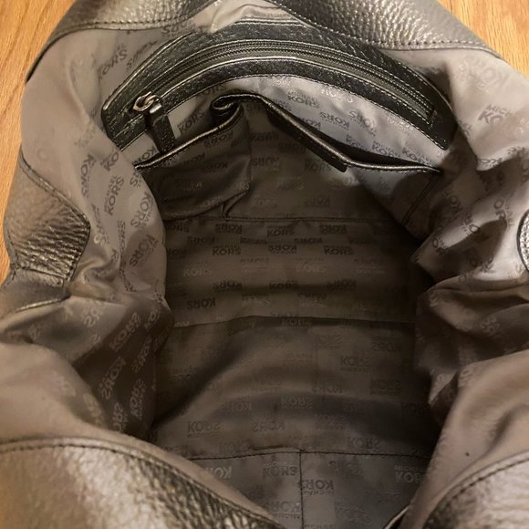 Michael Kors Large Metallic Hobo Shoulder Bag - Picture 6 of 9